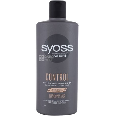 Syоss, 440 ml, shampoo, for men, Power & Strength