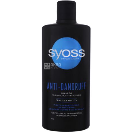Syoss, Anti-Dandruff, 440 ml, Anti-Dandruff Shampoo, All Hair Types