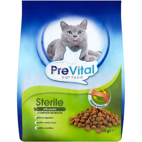 Cat food with a taste of a bird 350 g TM PreVital buy Dry food