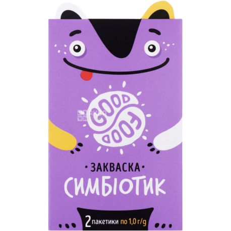 GoodFood, 2 pcs. x 1 g, Good Food, Bacterial starter culture, Symbiotic