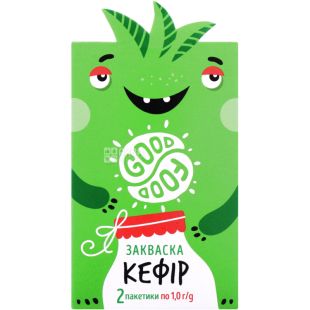 GoodFood, 2 шт. х 1 г, ГудФуд, Закваска бактериальная, Кефир 