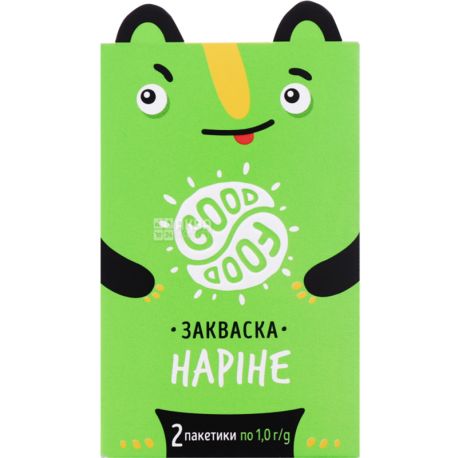 GoodFood, 2 шт. х 1 г, ГудФуд, Закваска бактеріальна, Наріне