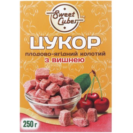 Sweet Cubes, 250 г, Цукор плодово-ягідний, кусковий