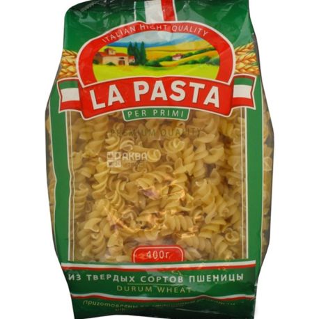 La Pasta, 400 г, Макароны Ла Паста, Спиральки