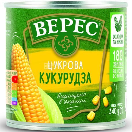 Верес, 340 г, кукурудза, цукрова