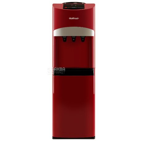 HotFrost V127 Red, Кулер для води з компресорним охолодженням, підлоговий