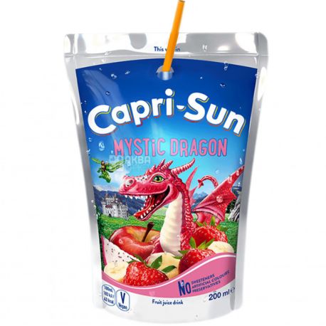 Capri-Sun Mystic Dragon, 0,2 л, Соковий напій Мультифруктовий