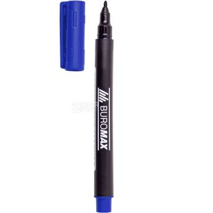  Buromax Jobmax, Маркер, водостойкий, синий, спиртовая основа, 1 мм