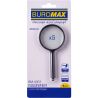 Buromax, 50 мм, Лупа 5-кратна, пластик, чорна