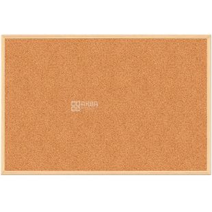Buromax, Jobmax, 90x120 см, Доска пробковая, с деревянной рамкой
