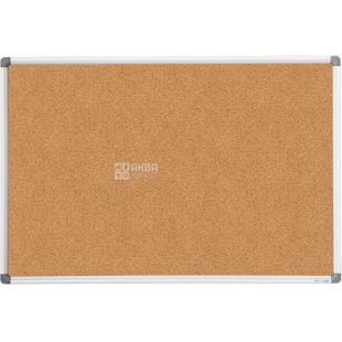 Buromax, 60х90 см, Дошка пробкова, з алюмінієвою рамкою