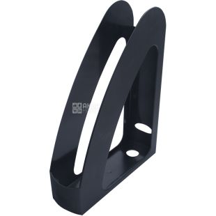 Arnika, Радуга, 310х245х75мм, Лоток пластиковый, вертикальный, с передней стенкой, черный