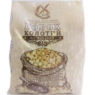 Круп'яна Майстерня, 1 кг, Горох, колотий шліфований