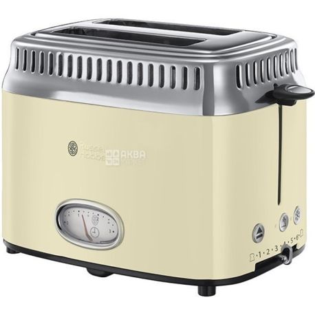 Russell Hobbs 21682-56 Retro Cream, Тостер, 1300 Вт