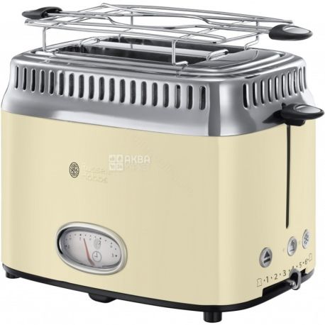 Russell Hobbs 21682-56 Retro Cream, Тостер, 1300 Вт