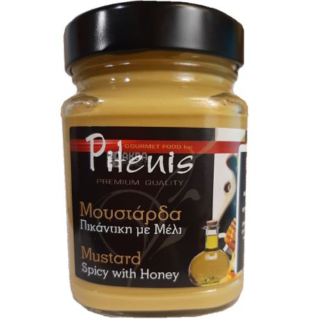 Pitenis, Mustard, 250 г, Горчица медовая, острая