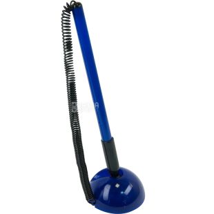 Buromax Blue DeskPen, L2U, 0,7 мм, Ручка шариковая на подставке, синие чернила