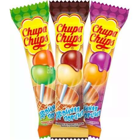 Chupa Chups, 16 g, Caramel lollipop, Double portion