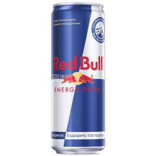 Red Bull, упаковка 12 шт. по 0,47 л, Напиток энергетический, безалкогольный, газированный