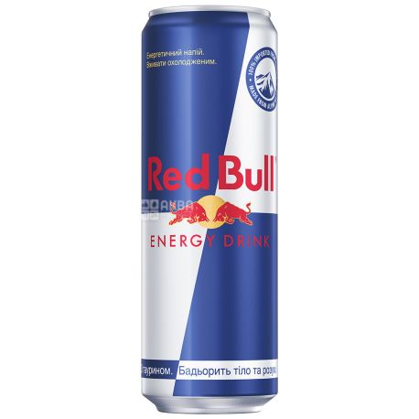 Red Bull, упаковка 12 шт. х 591 мл, Напій енергетичний, безалкогольний, газований