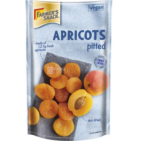 Farmer's Snack, 200 g, Dried Apricots, Pitted