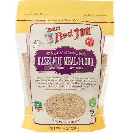 Bob's Red Mill, Hazelnut Flour, 396 г, Мука с фундука, без глютена