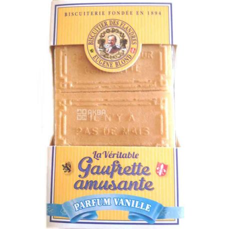 Eugene Blond, Vanilla wafers, 175 г, Вафли с ванильным вкусом