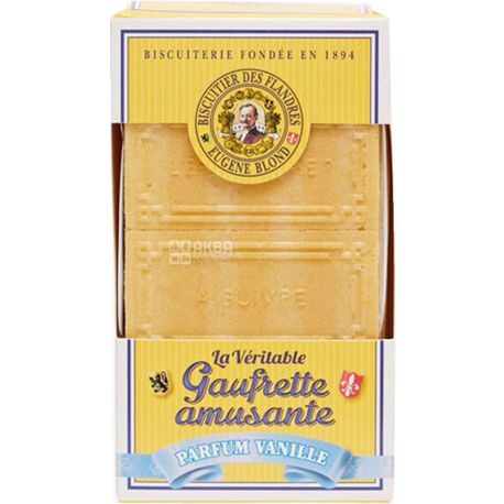 Eugene Blond, Vanilla wafers, 175 г, Вафли с ванильным вкусом