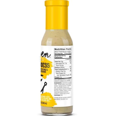 Chosen Foods, Earth Goddess, 236 мл, Дресинг Богиня Землі, з тахіною, тамарі і кунжутним насінням