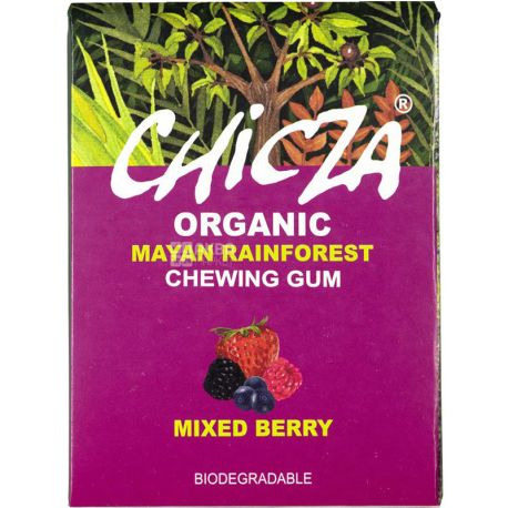 Chicza, 30 g, Chewing Gum, Berries, Vegetarian, Sugar Free, Organic
