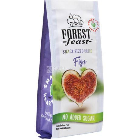 Forest Feast, 100 г, Инжир сушеный кусочками, без сахара