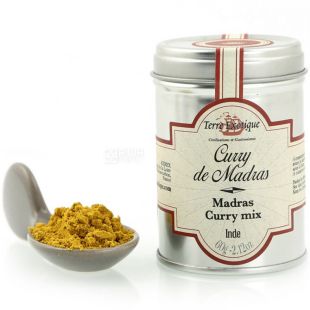 Terre Exotique, Curry de Madras, 60 г, Приправа, Карри Мадрас