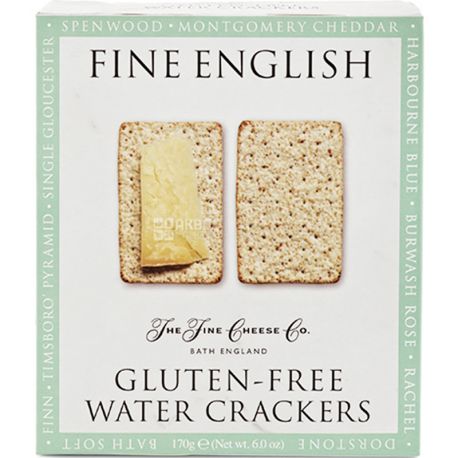 Fine English, 170 г, Крекери, вегетаріанські, без глютену