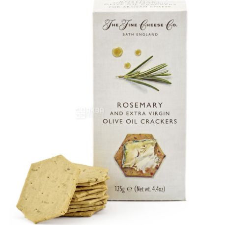 The Fine Cheese Co, 125 г, Крекеры с розмарином и оливковым маслом