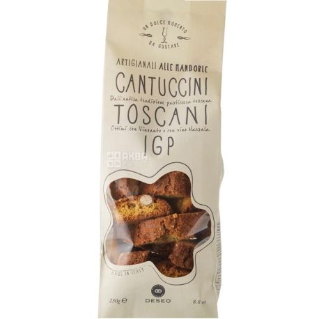 Deseo, 250 g, Tuscan Cantuccini with almonds