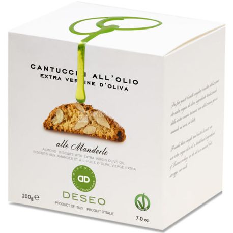 Deseo, 200 g, Almond Cantuccini, with olive oil
