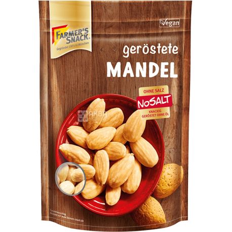 Farmer's Snack, Gerostete Mandel, 100 g, Roasted almonds, blanched