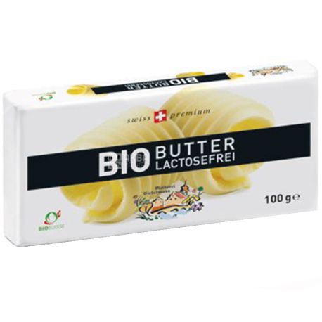 Biedermann, 100 г, Масло сладкосливочное Эктра, органическое, безлактозное, 82%