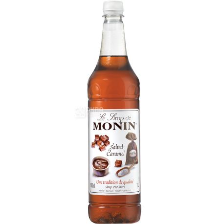 Monin, Salted Caramel, 1 л, Сироп Соленая карамель, ПЭТ