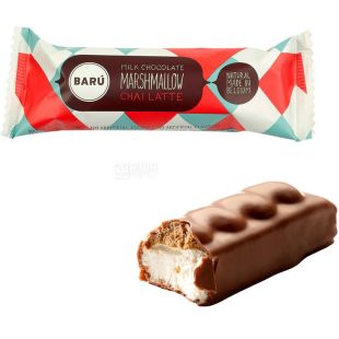 Baru Marshmallow Reep Chai Latte, 30 г, Бару, Маршмелоу в молочном шоколаде