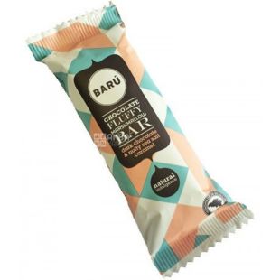 Baru Marshmallow Reep Sea Salt Caramel, 30 г, Бару, Маршмелоу в черном шоколаде, Соленая карамель