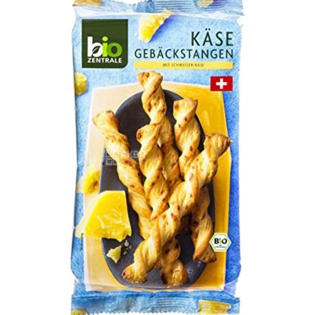 Bio Zentrale, 100 g, Grissini with cheese, organic