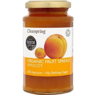Clearspring, 280 г, Джем абрикосовый, органический