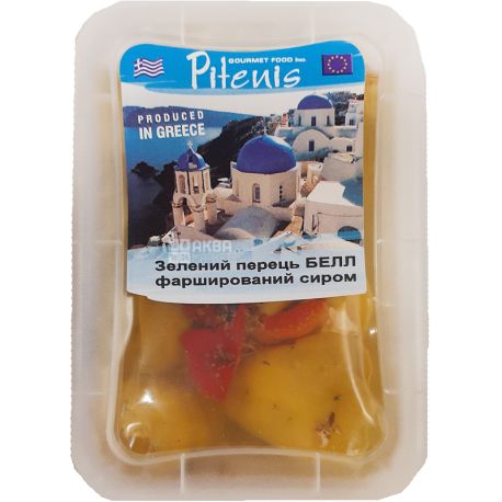 Mr. Menios, 200 г, Перец зеленый, фаршированный сыром