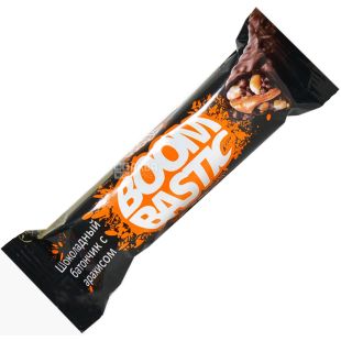 Boombastic, 45 г, Батончик с арахисом, карамелью и хрустящим рисом в шоколаде