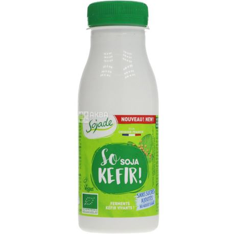 Sojade Natural Soya Kefir, 250 ml, Soy Drink, Natural, Fermented