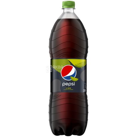 Pepsi-Cola, Lime, 2 л, Пепси-Кола, Лайм, Вода сладкая, ПЭТ
