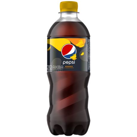 Pepsi-Cola, 0,5 л, Вода сладкая, Манго, сильногазированная