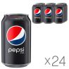 Pepsi-Cola, Black, упаковка 24 шт., по 0,33 л, Пепсі-Кола, Блек, Вода солодка, низькокалорійна
