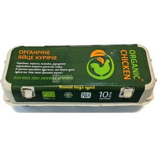 Organic Chicken, 10 шт., Яйца куриные С1